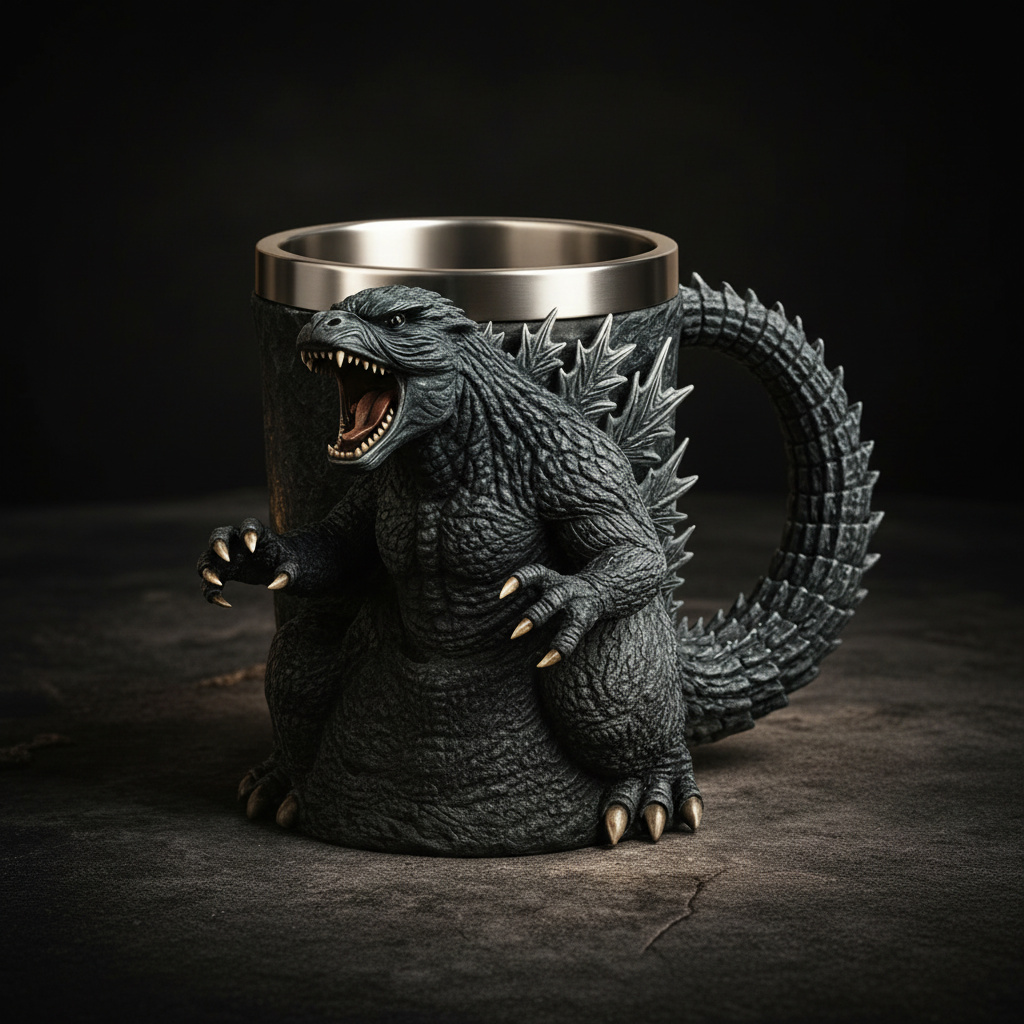 Tazza Caffè Mostro 3D Tazza Ceramica Statua Decorativa