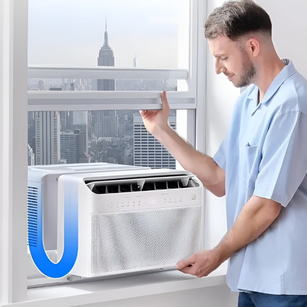 Condizionatore portatile silenzioso da finestra WiFi 8000 BTU