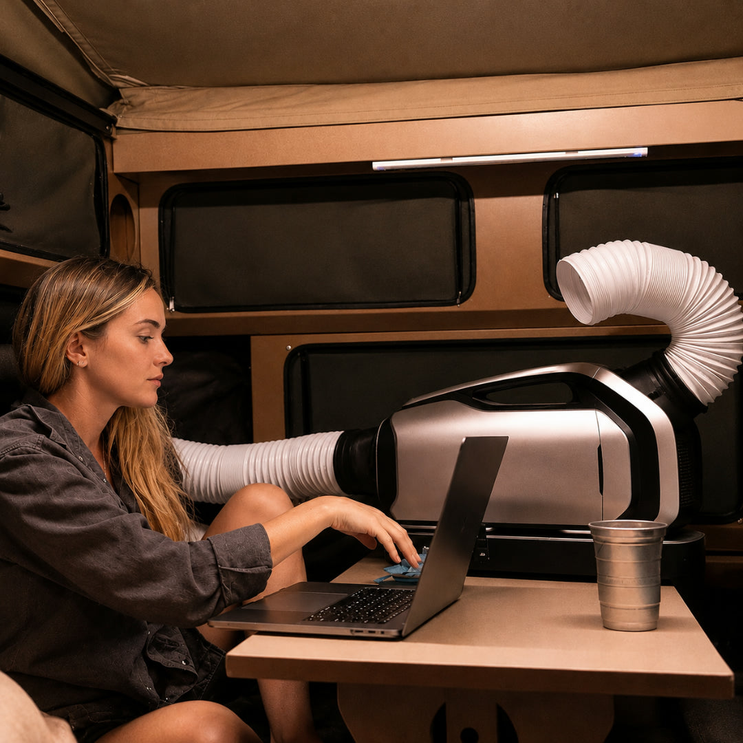 Ar Condicionado Portátil Compacto para Camping e Automóvel