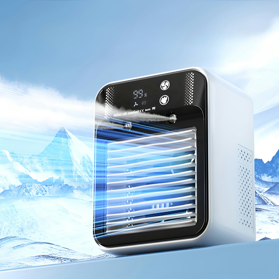 Ar Condicionado Portátil USB Recarregável Refrigerador de Ar