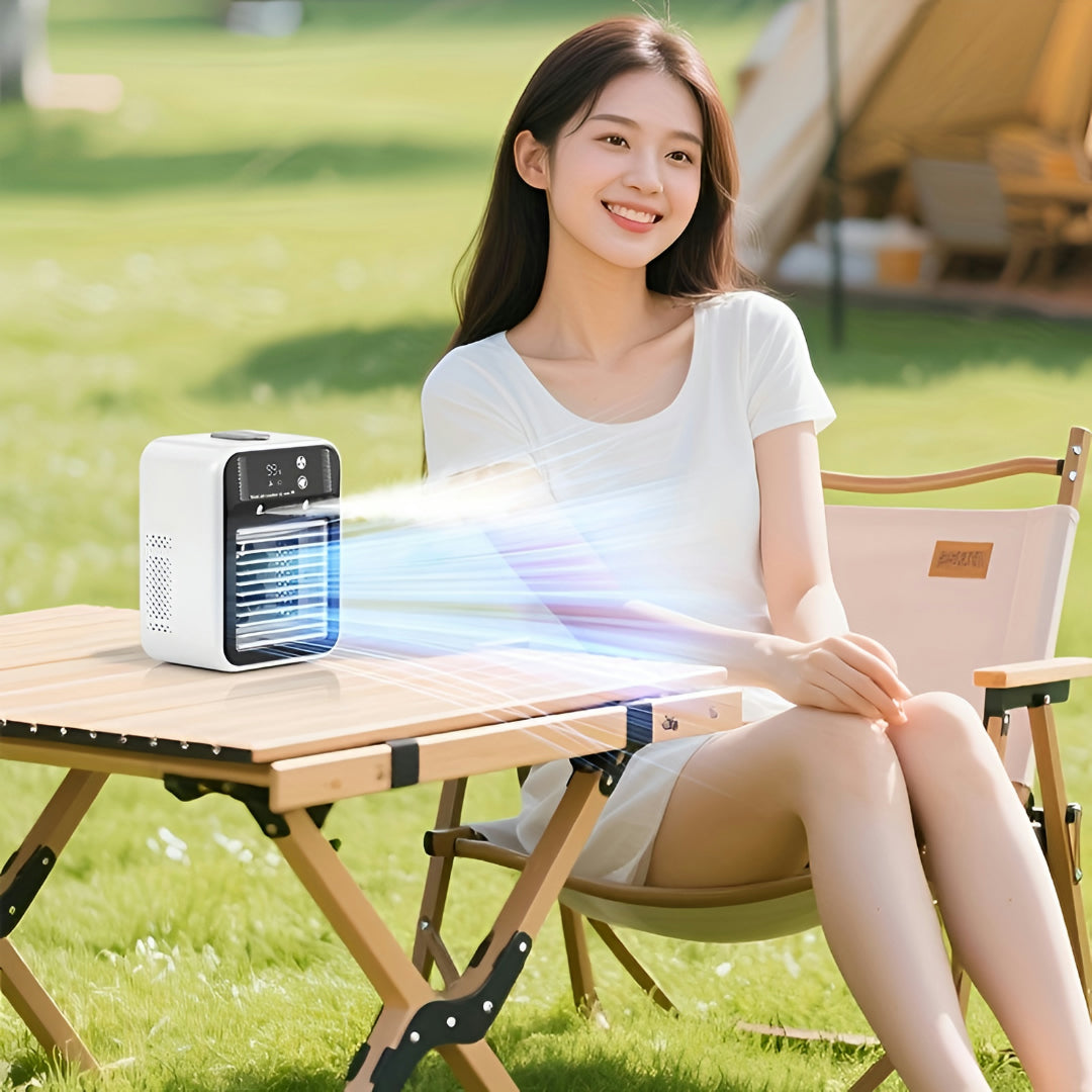 Ar Condicionado Portátil USB Recarregável Refrigerador de Ar