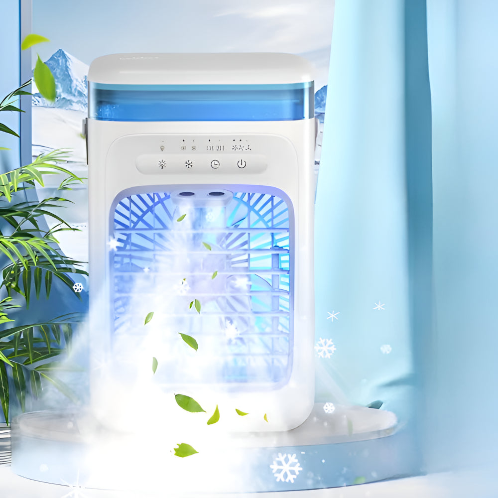 Ar Condicionado Portátil USB Humidificador e Arrefecedor de Ar
