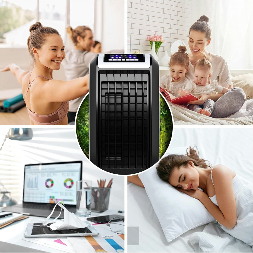 Condizionatore portatile, ventilatore evaporativo, umidificatore mobile