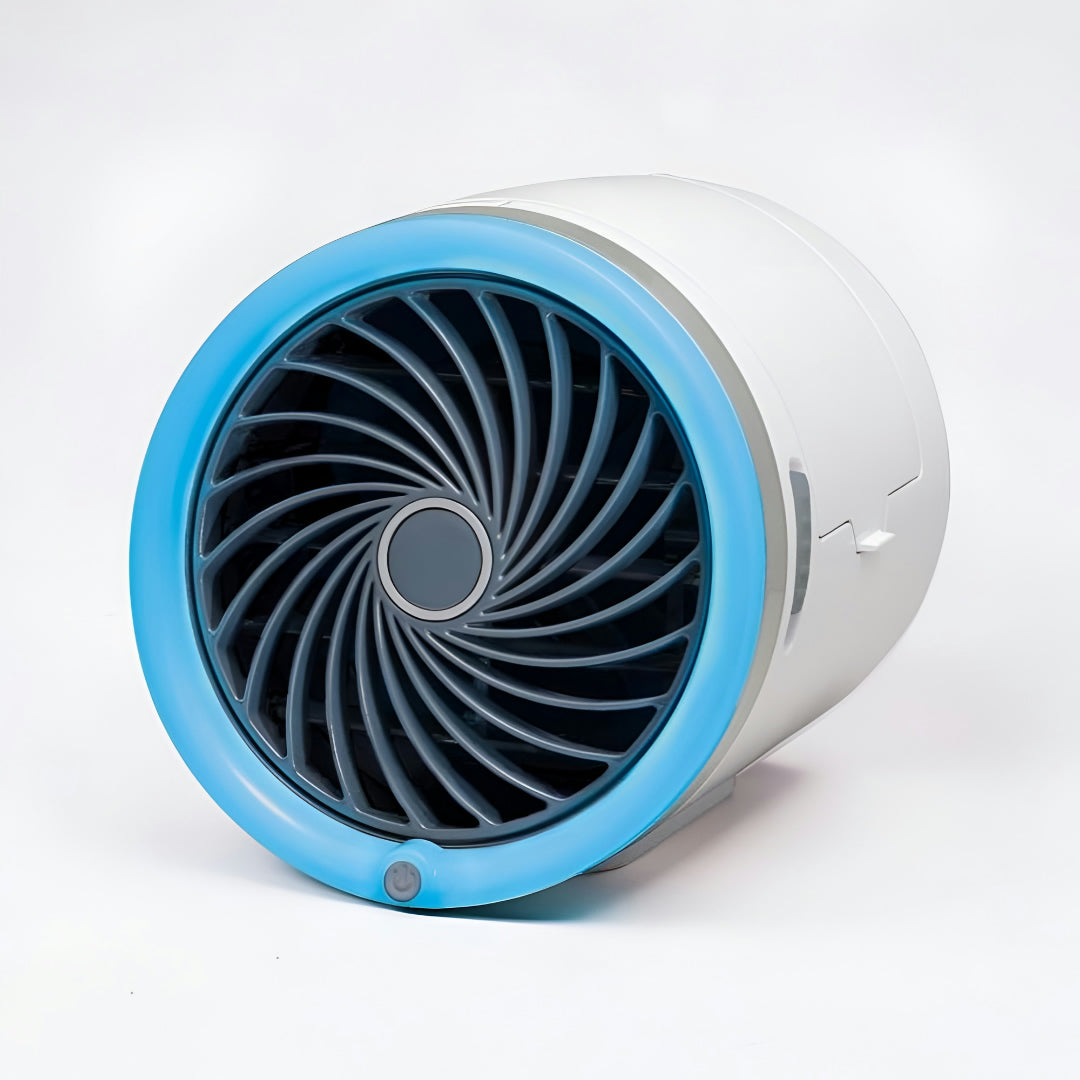 Raffreddatore evaporativo ventilatore portatile da tavolo con ghiaccio e LED