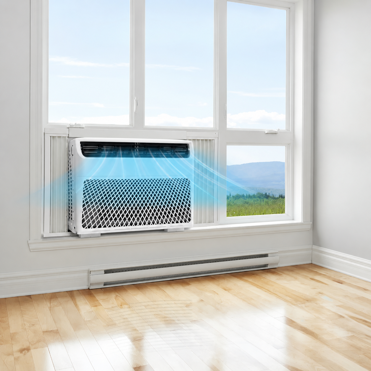 Efficient Window Air Conditioner with Quiet Function