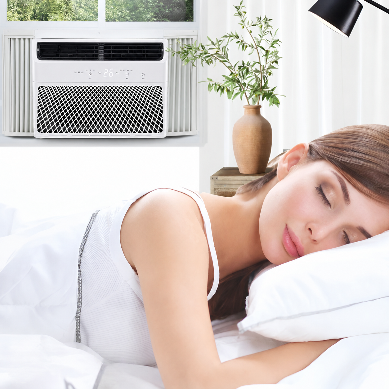 Efficient Window Air Conditioner with Quiet Function