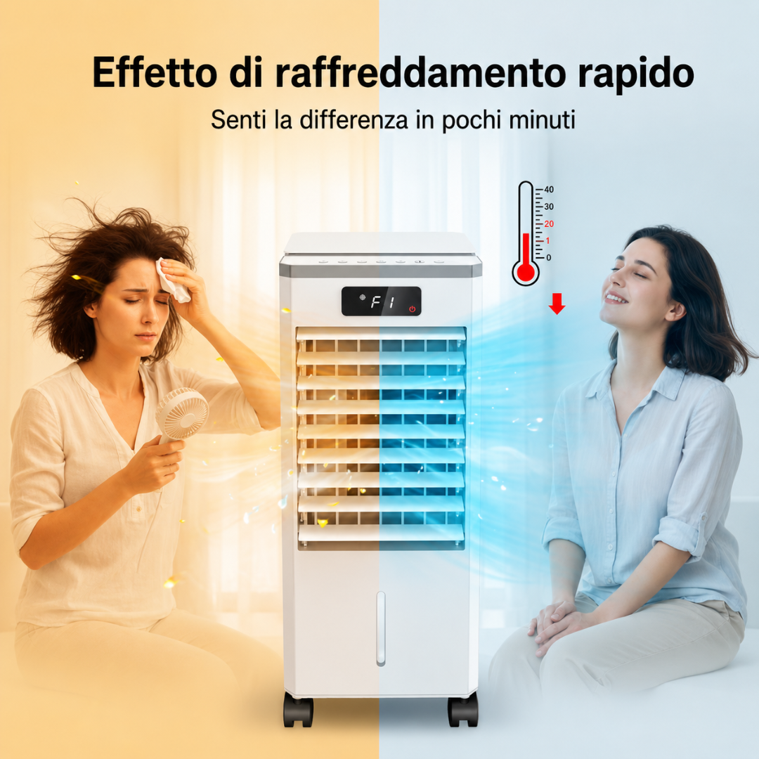 Portable Air Conditioner Fan Cooler Remote Control
