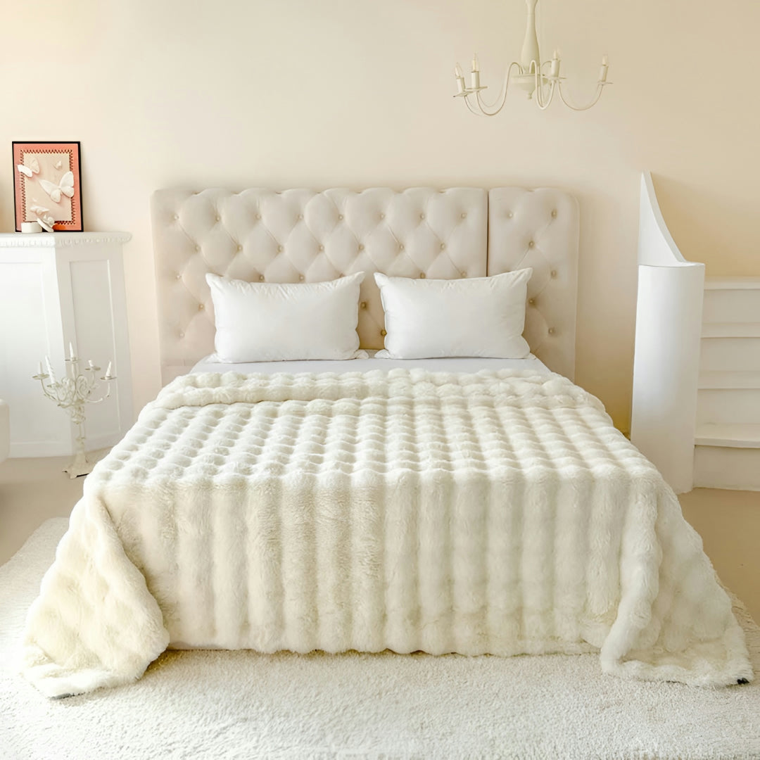Synthetic Fur Blanket Warm Faux Fur Blanket