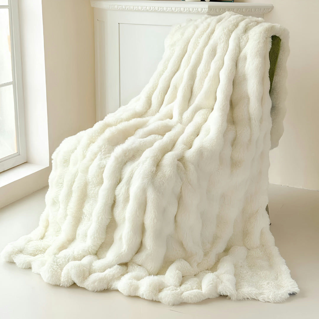 Synthetic Fur Blanket Warm Faux Fur Blanket