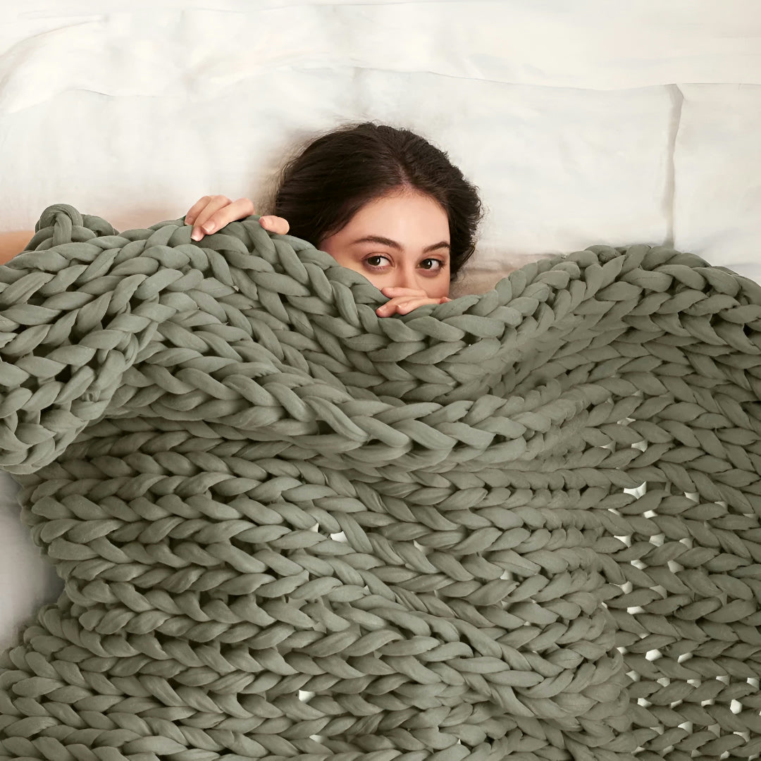 Heavy Cooling Sleep Blanket Woven Sofa