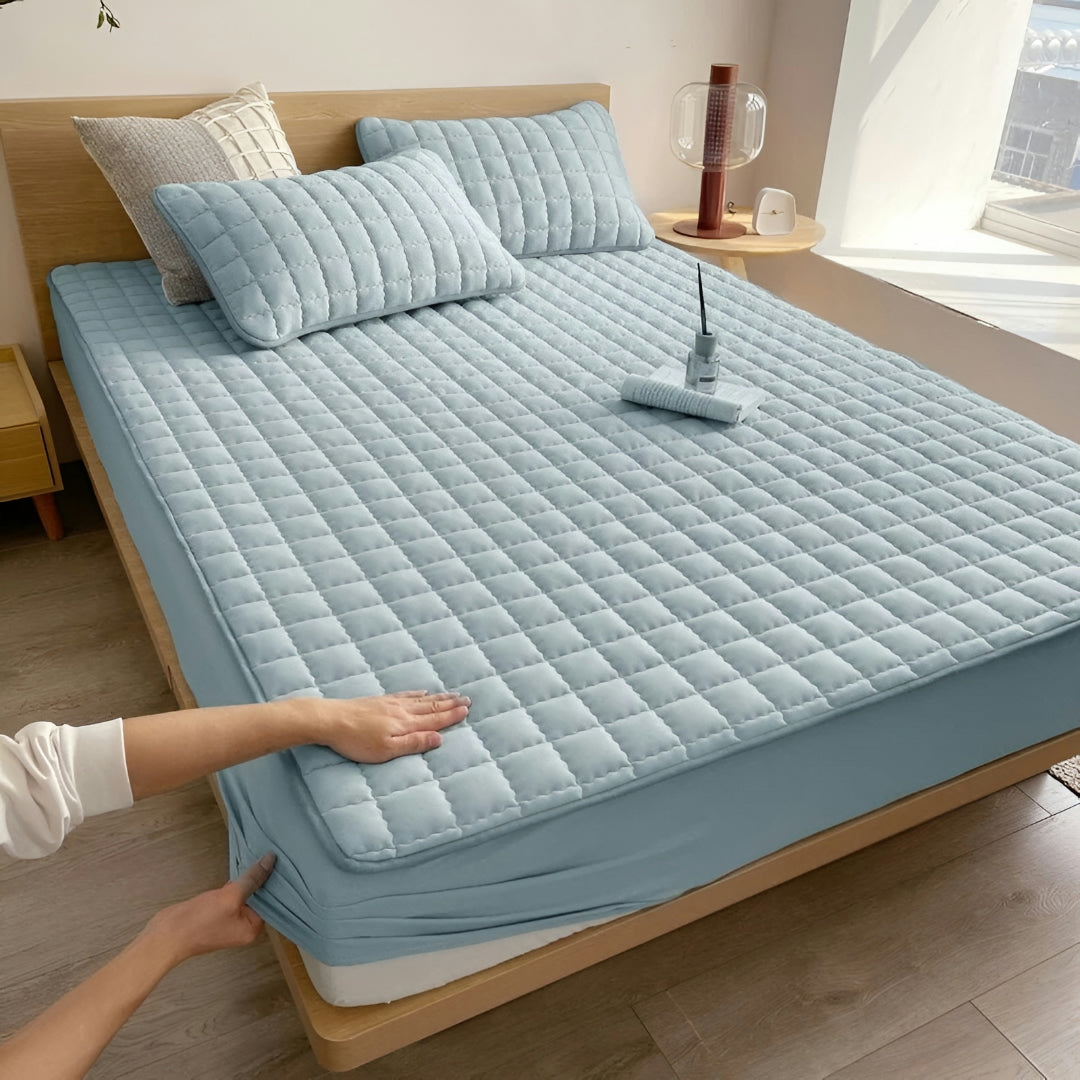 Quilted Waterproof Mattress Protector Bed Cover