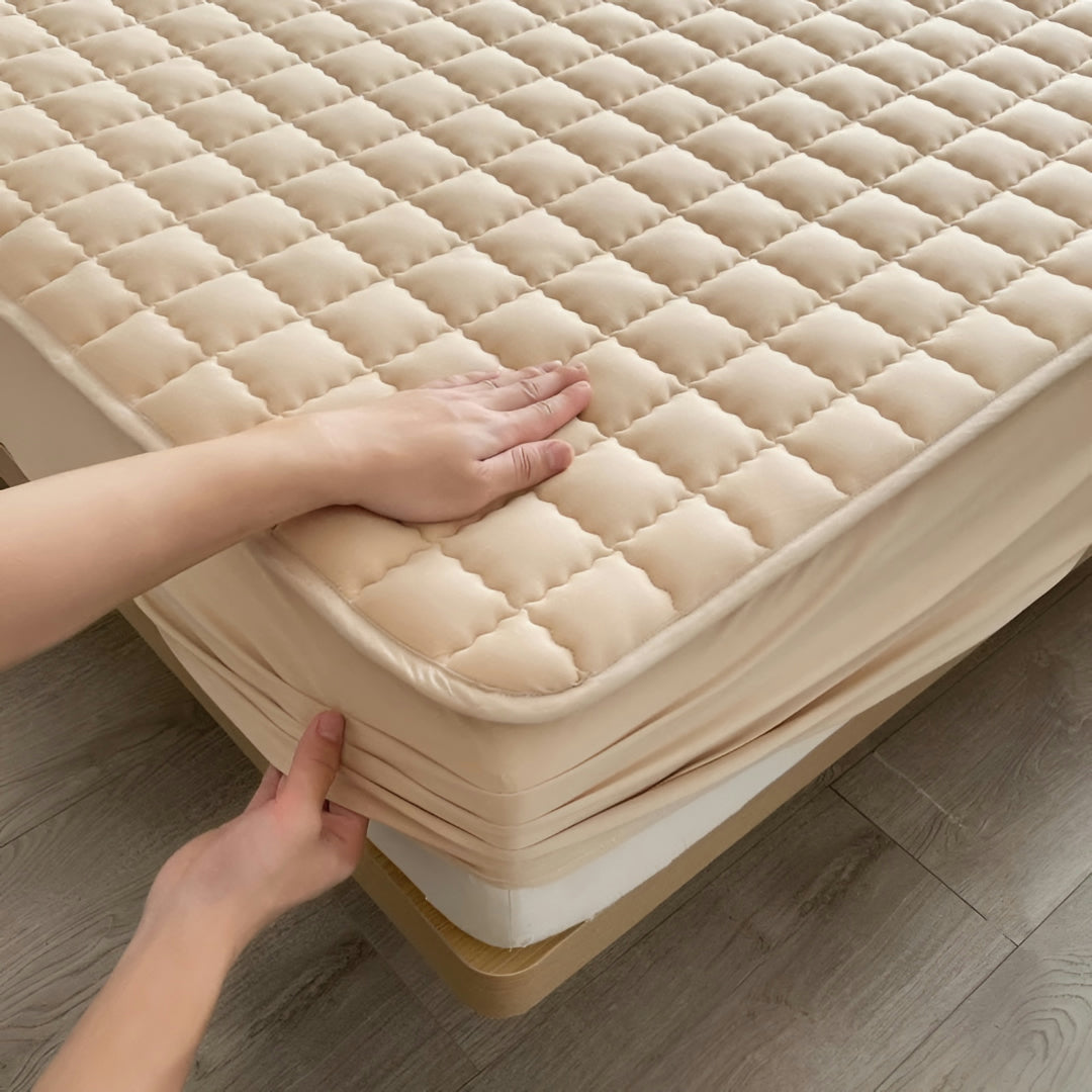 Quilted Waterproof Mattress Protector Bed Cover