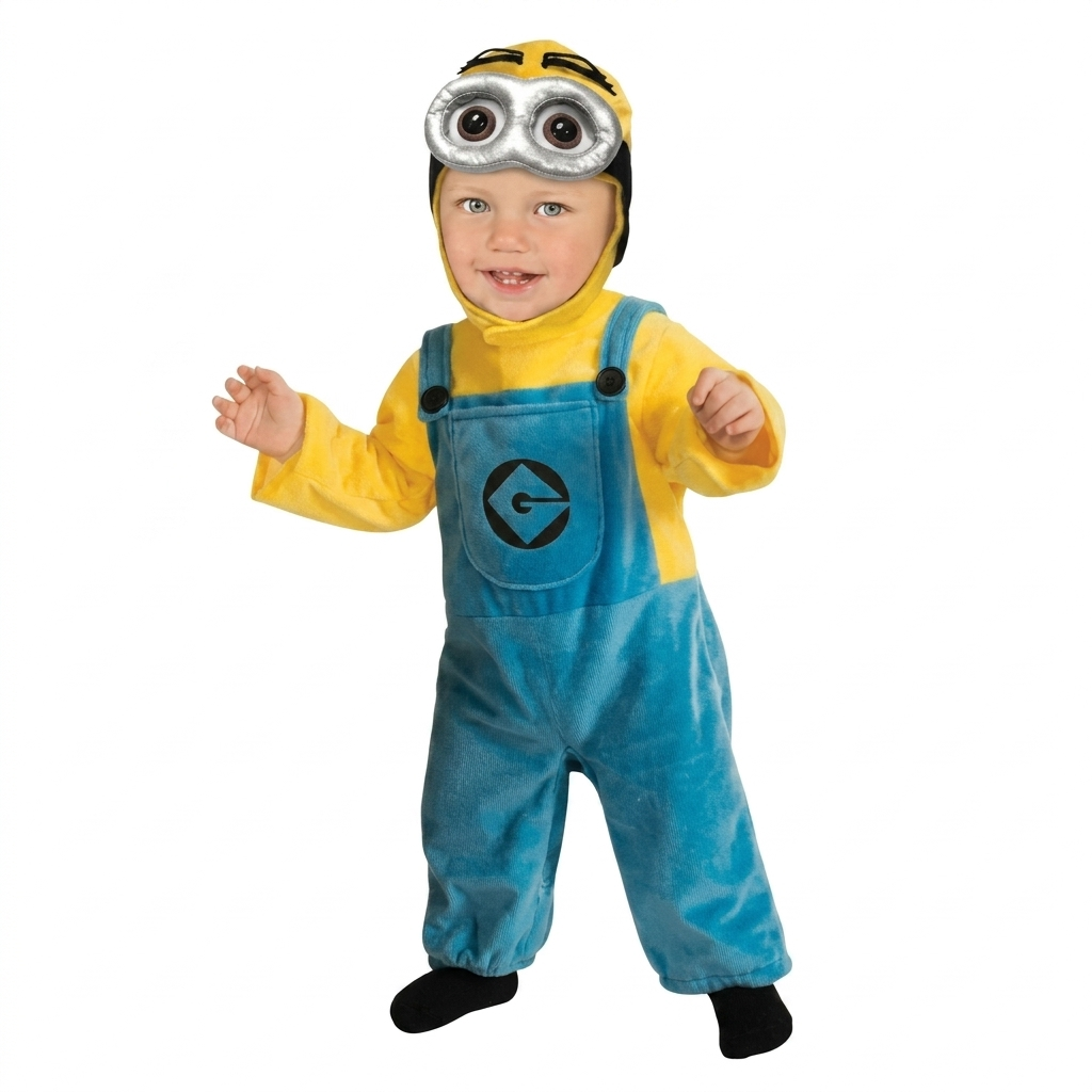 Costume Halloween Famiglia Salopette Occhiali Guanti