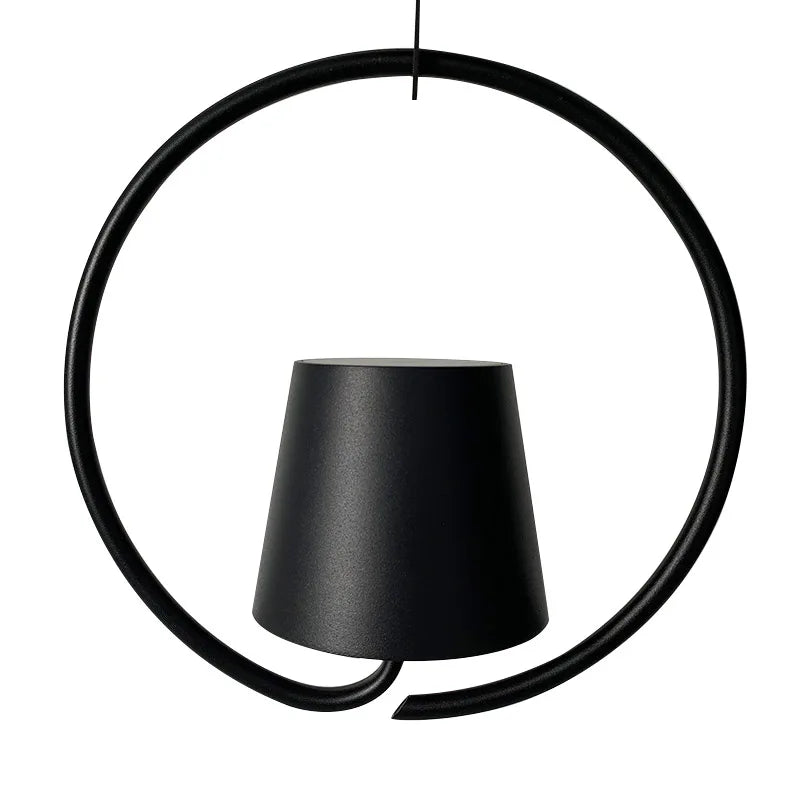 LumiGlow - Portable LED Pendant Lamp, Modern & Minimalist Design for Indoor & Outdoor Use