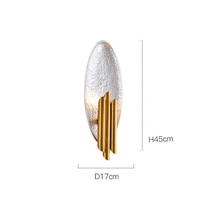 GoudenPijpen - Modern LED Wall Lamp for Living Room & Hallway