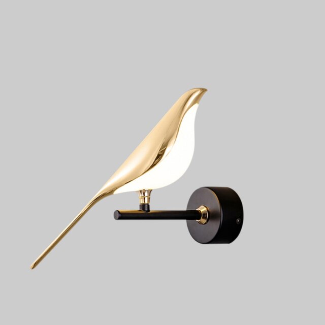 VogelLicht - Artistic Wall Lamp in Bird Shape for a Modern Look