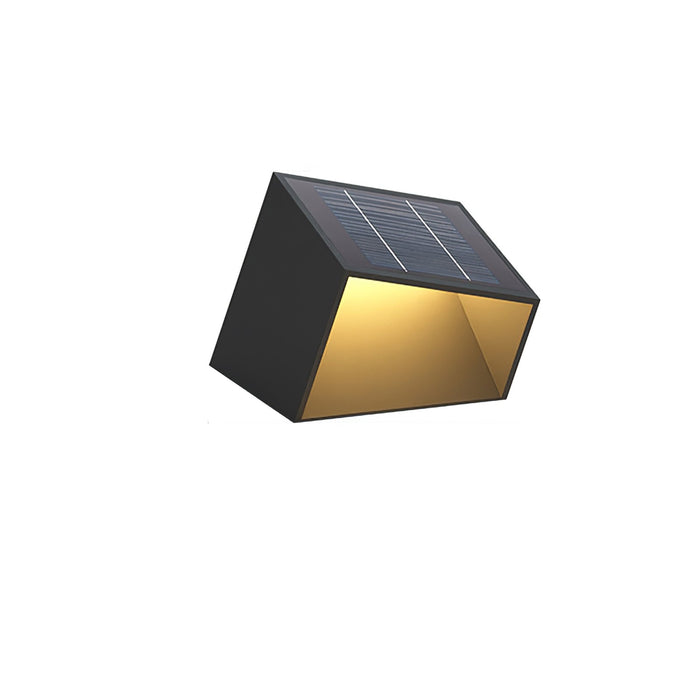 SolarCube - Illuminazione Solare Moderna per il Giardino – Lampada da Esterno a LED a Forma di Cubo con Luce Calda Bianca