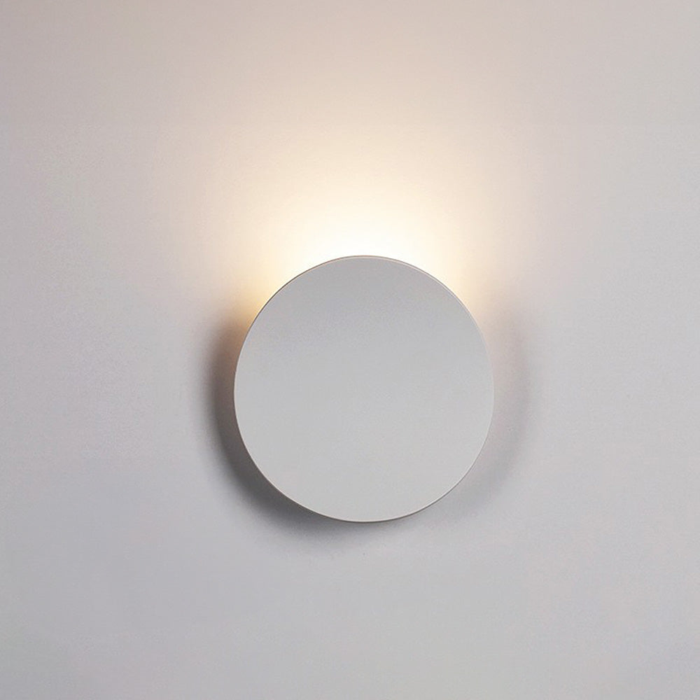 Lâmpada de Parede LED com Disco de Alumínio Criativo