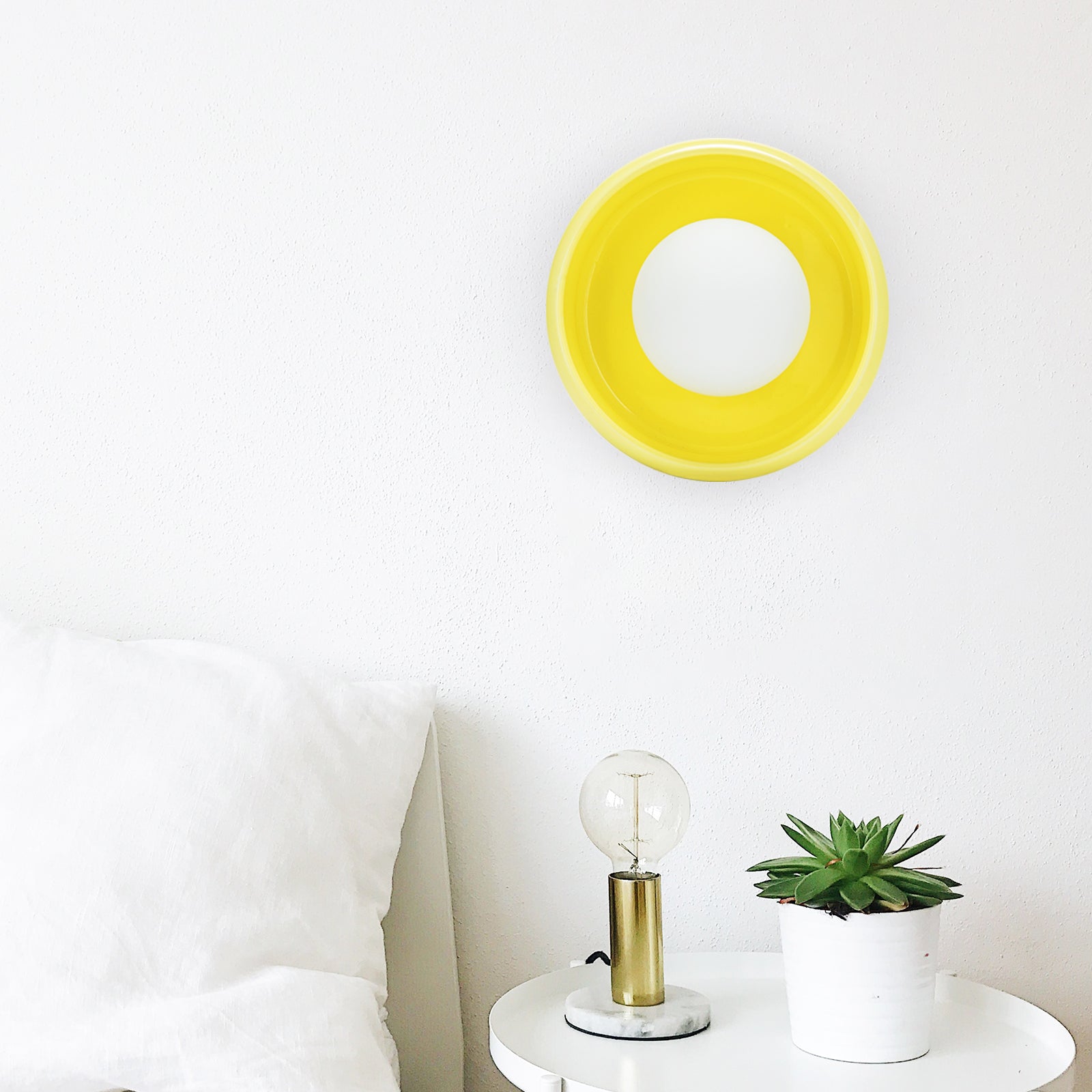 Lámpara de pared cerámica sencilla moderna a rayas