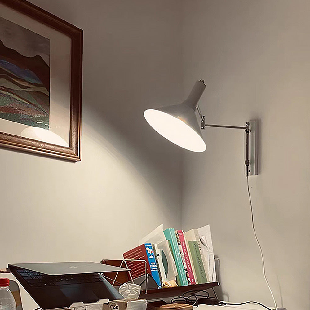Lámpara de pared de hierro giratoria moderna