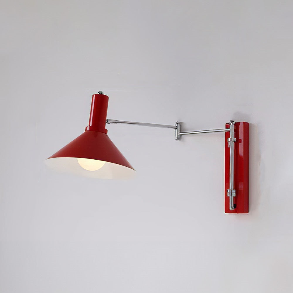 Lámpara de pared de hierro giratoria moderna