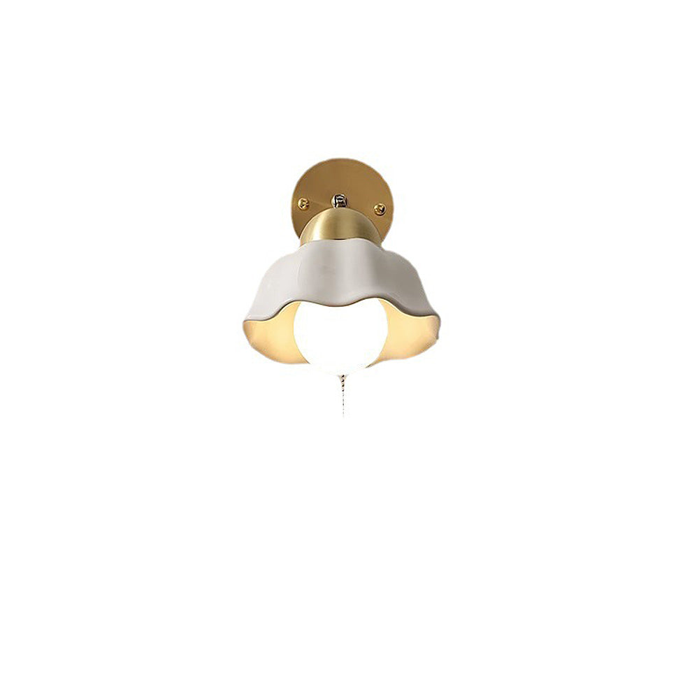 Lampada da parete regolabile bianca francese