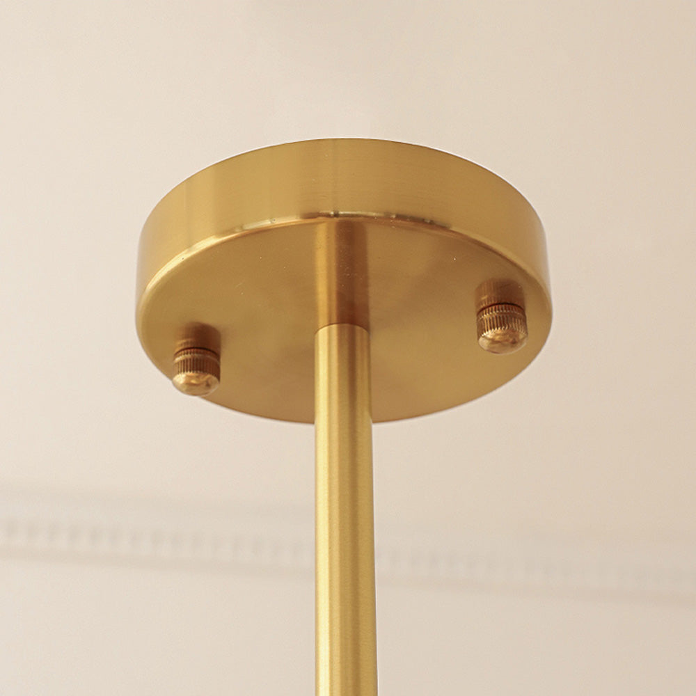 Lâmpada suspensa Bauhaus em gel com três camadas
