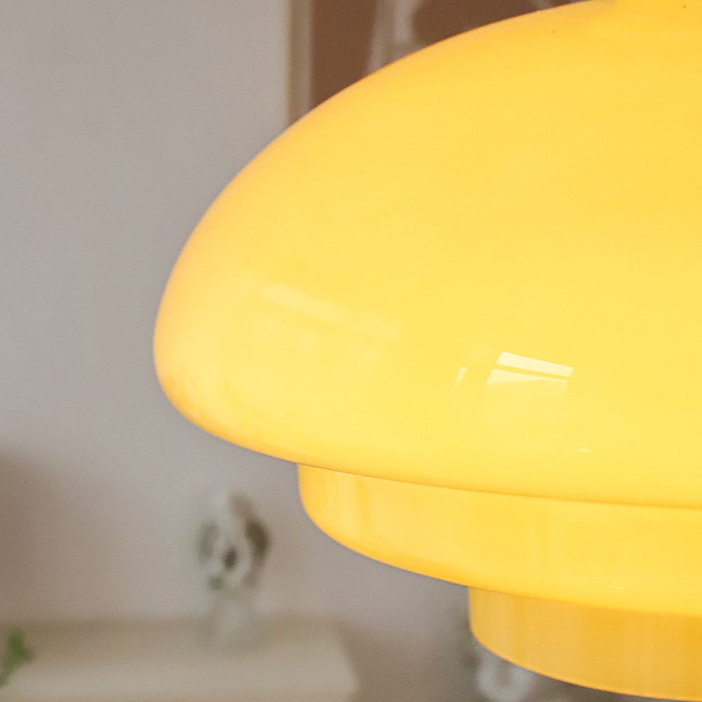 Lâmpada suspensa Bauhaus em gel com três camadas