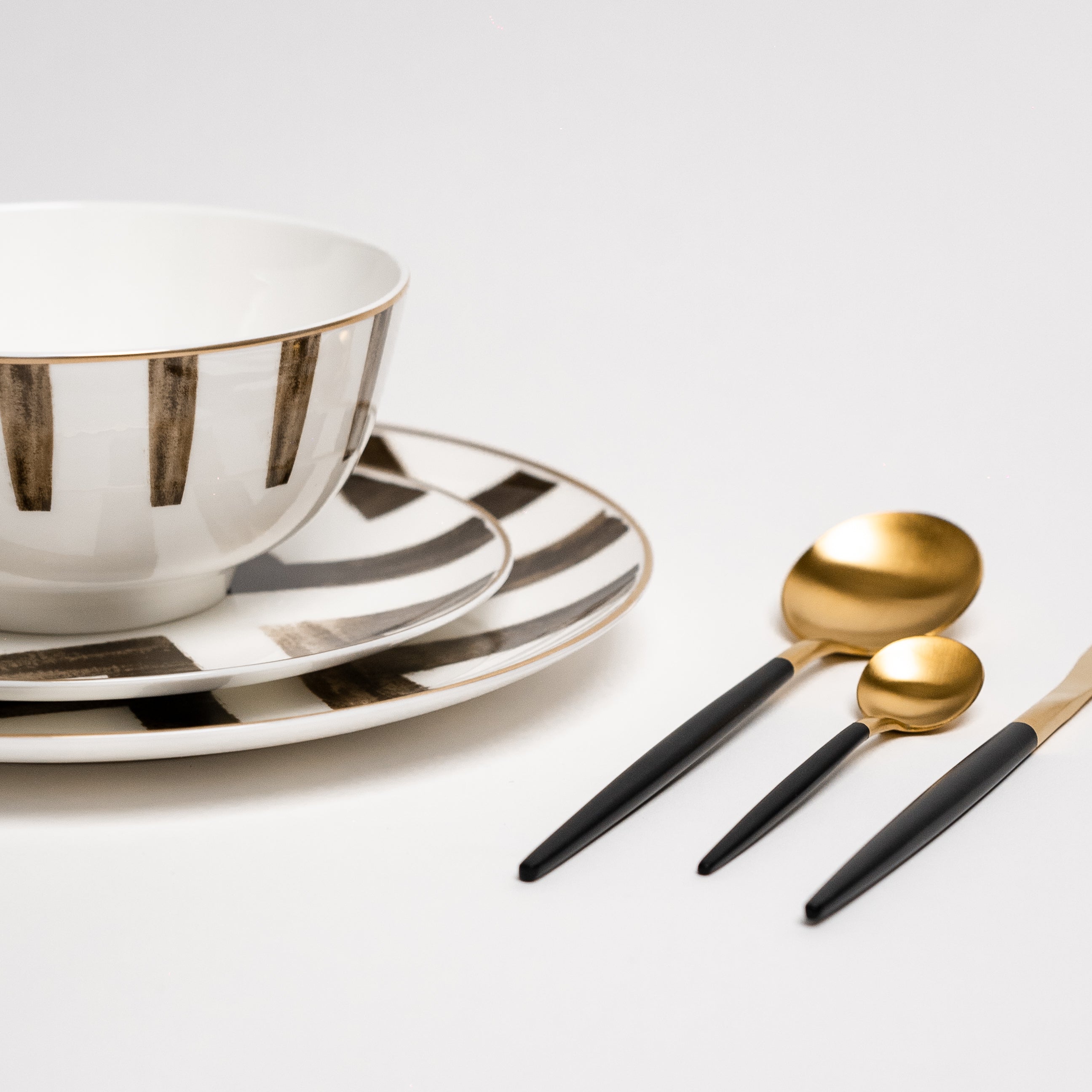 Juego de platos Davi Zwarte Crossroad