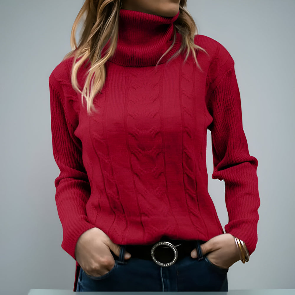 Women's Turtleneck Sweater Daily Wear