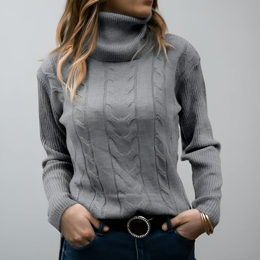 Women's Turtleneck Sweater Daily Wear