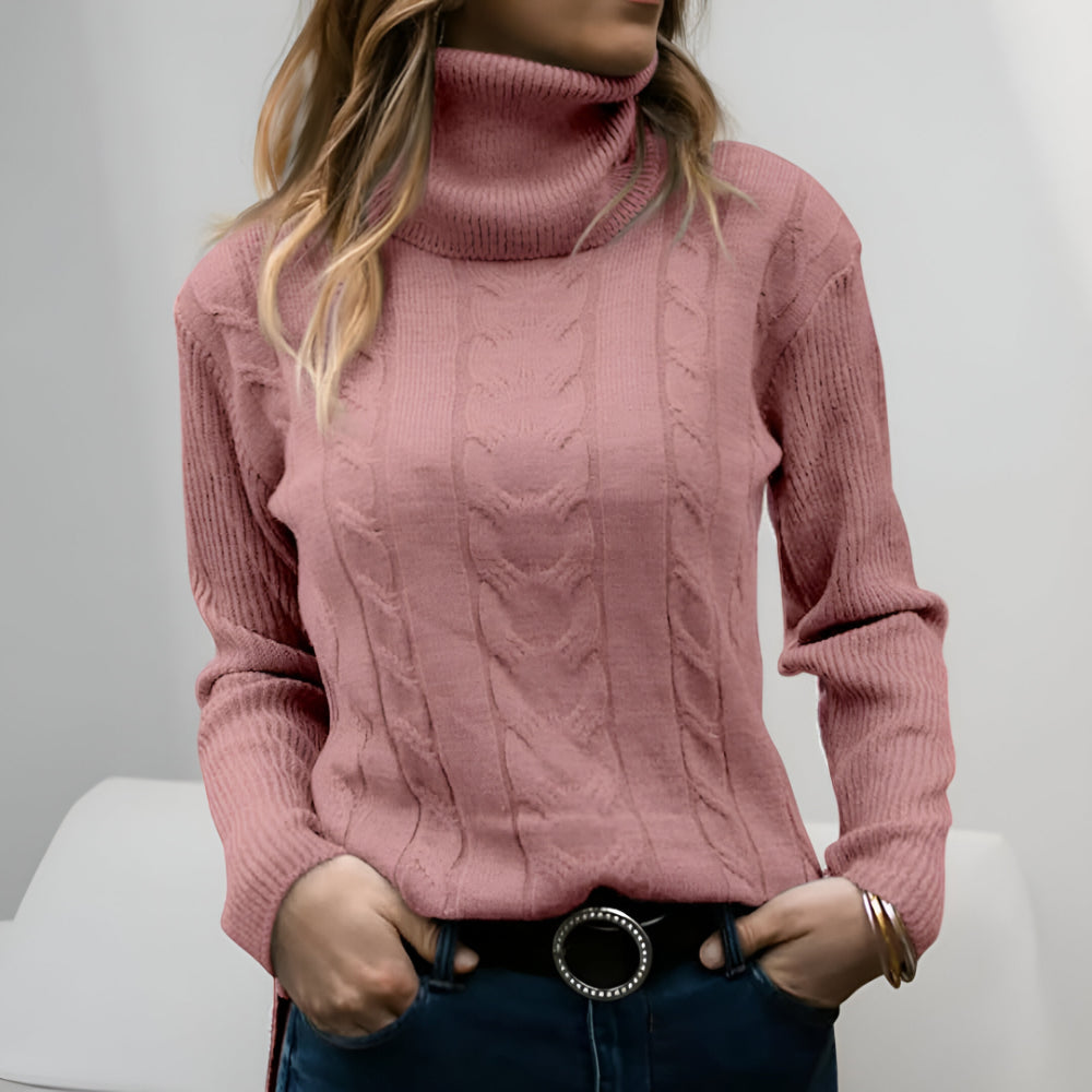 Women's Turtleneck Sweater Daily Wear