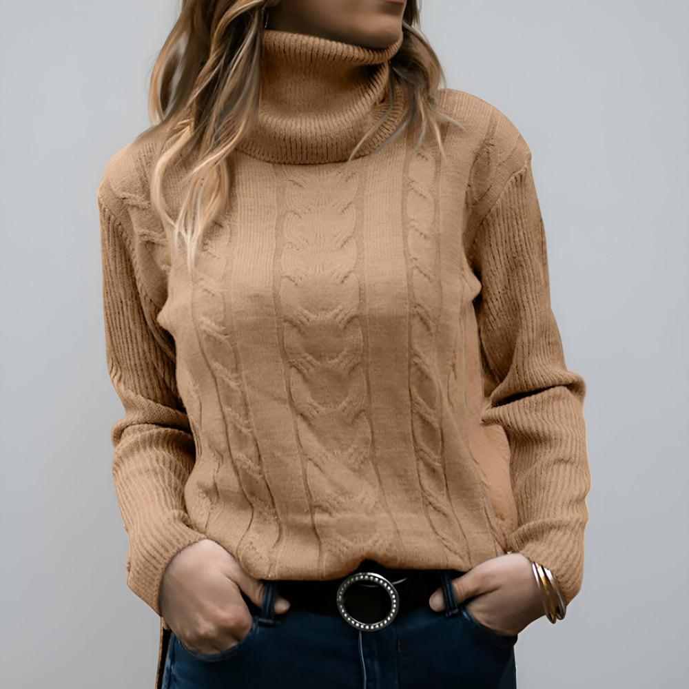 Women's Turtleneck Sweater Daily Wear