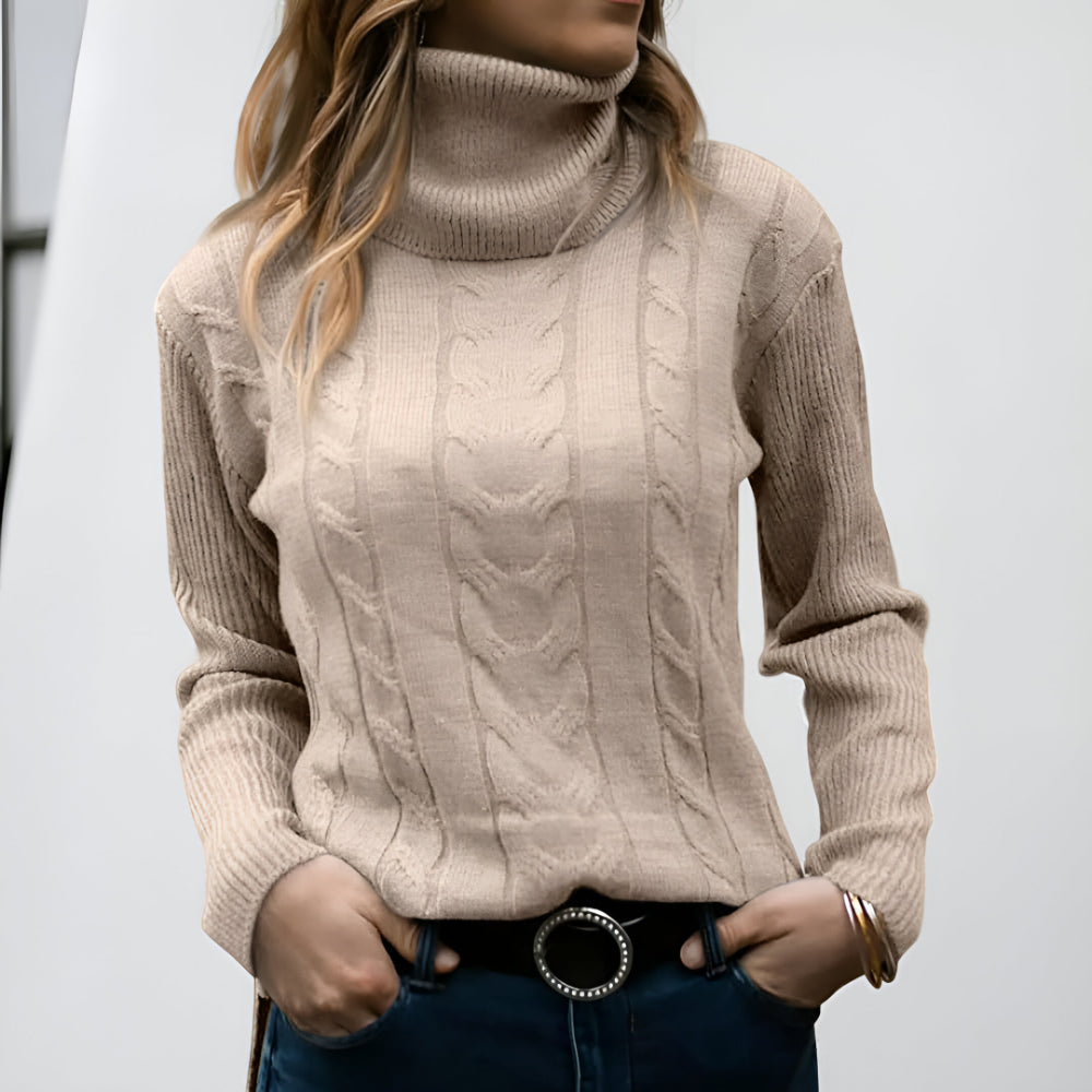 Women's Turtleneck Sweater Daily Wear