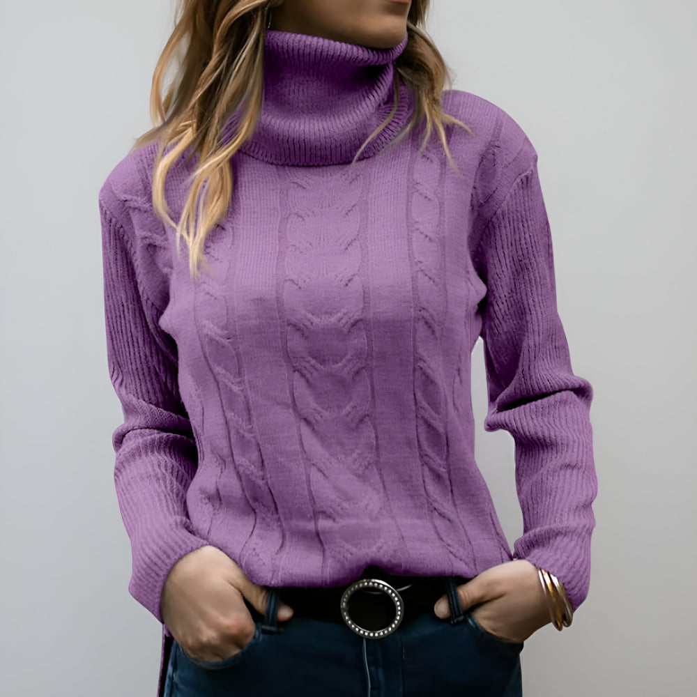 Women's Turtleneck Sweater Daily Wear