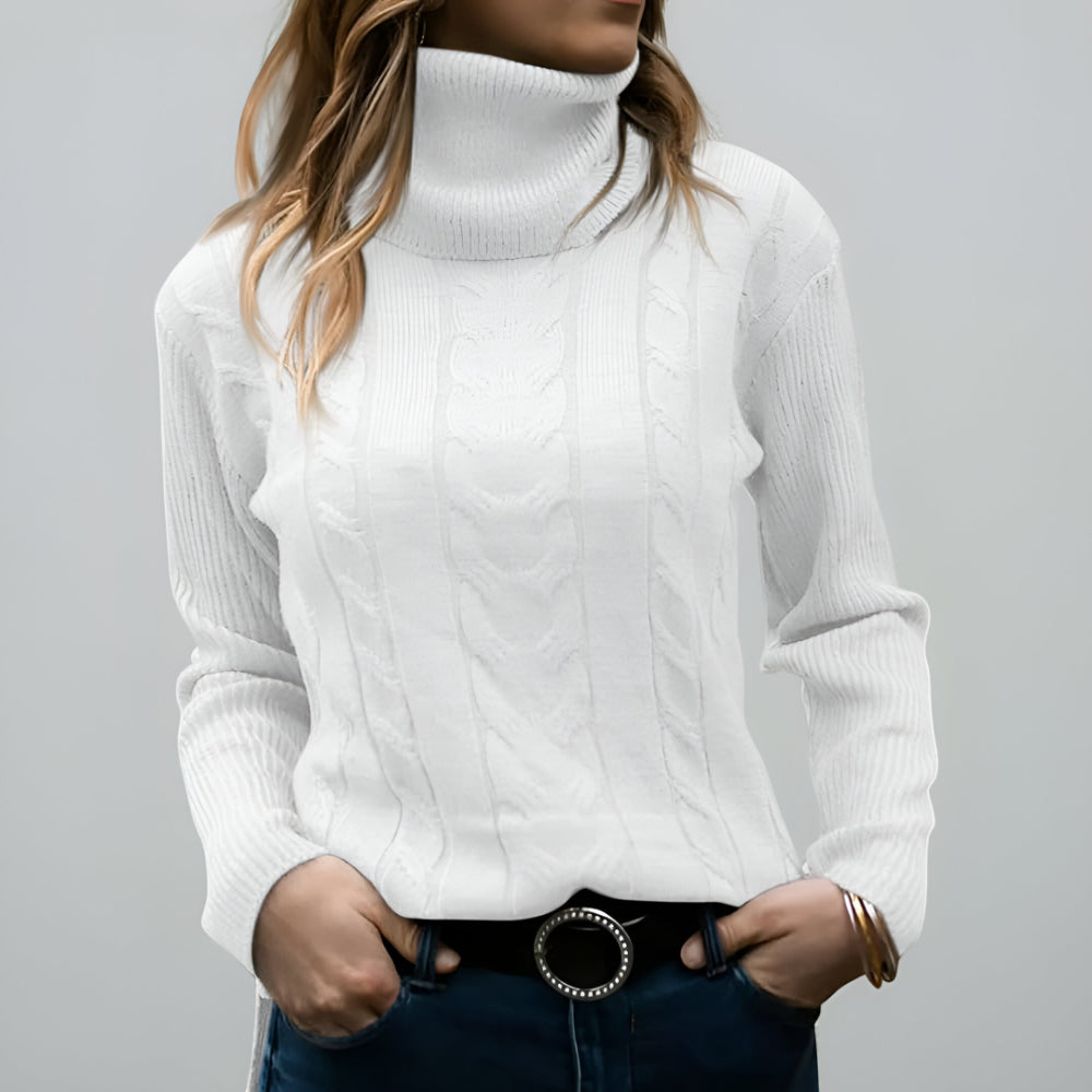 Women's Turtleneck Sweater Daily Wear