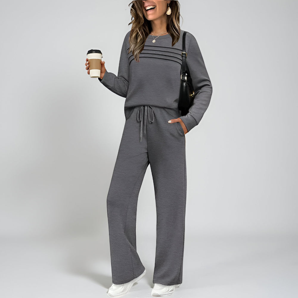 Tuta Donna Sportiva Set Due Pezzi Casual