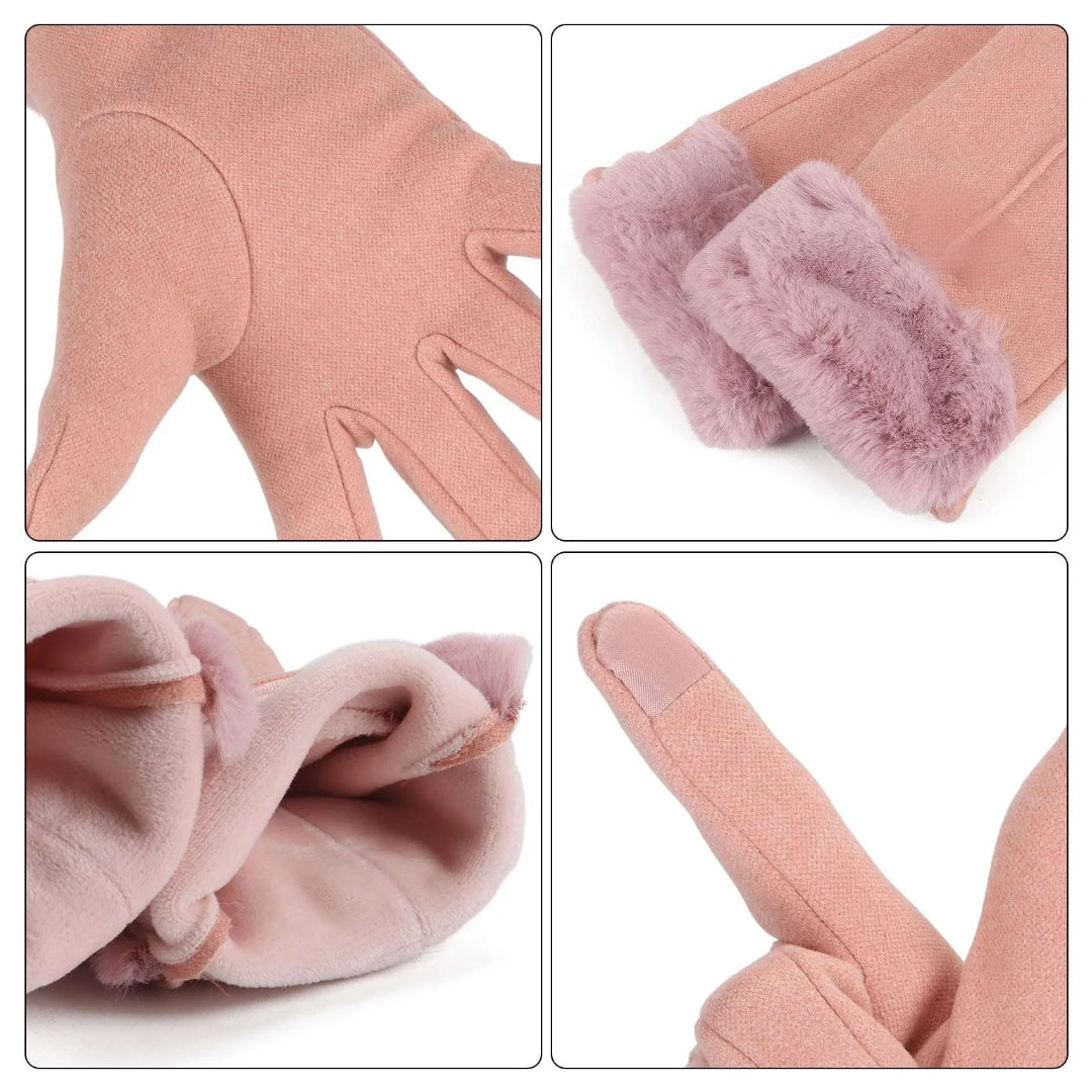 Dames Winterhandschoenen Aanraakscherm Buiten Gebruik