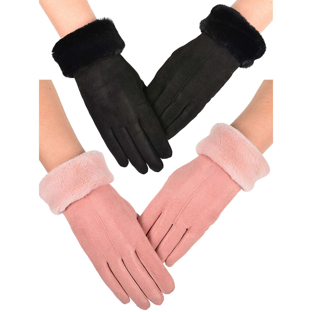 Dames Winterhandschoenen Aanraakscherm Buiten Gebruik