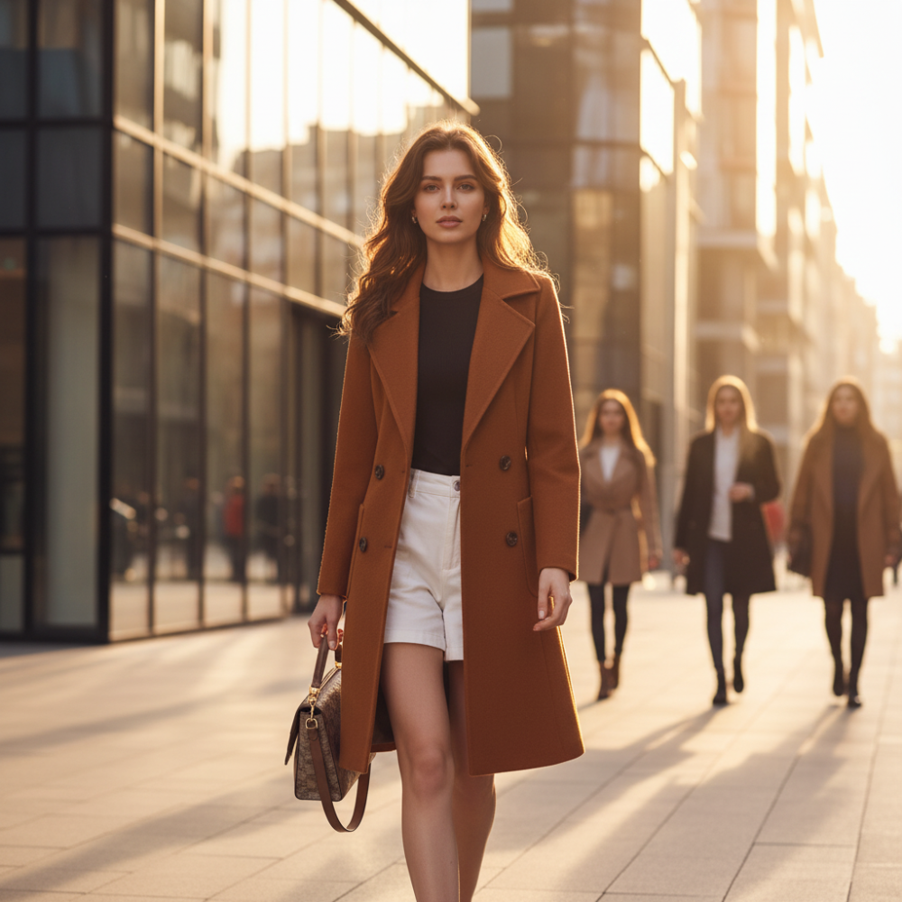 Womens Winter Coat Long Style Urban Use