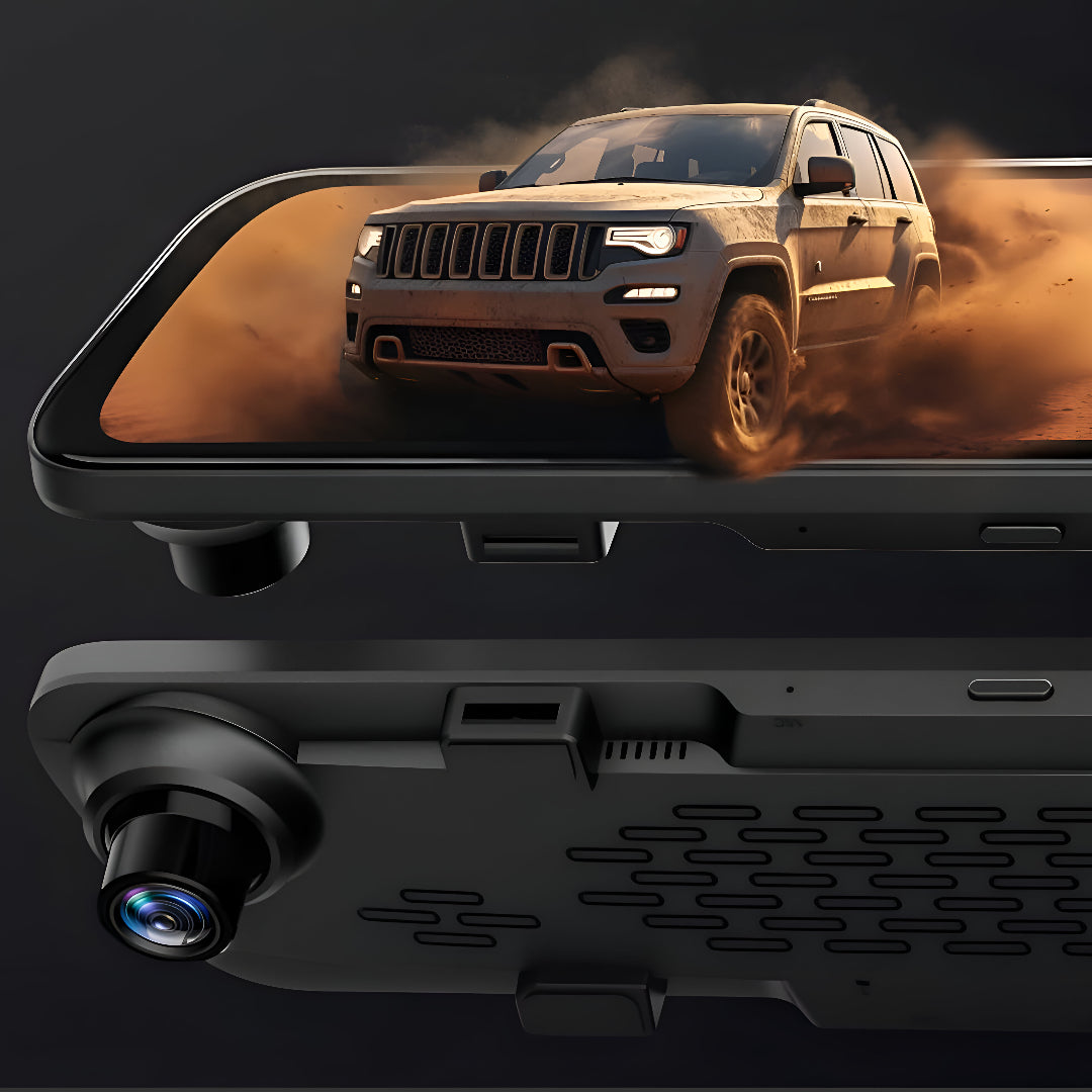 Dashcam Specchietto Retrovisore Auto Doppia Camera 4K