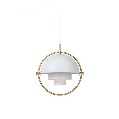 NordicElegance - Modern Golden LED Pendant Lamp in Minimalist Design