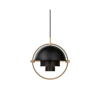 NordicElegance - Modern Golden LED Pendant Lamp in Minimalist Design