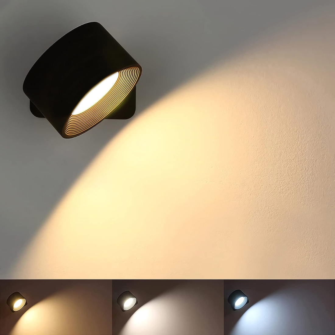 FlexiBeam - Lampada da parete ricaricabile wireless 360°