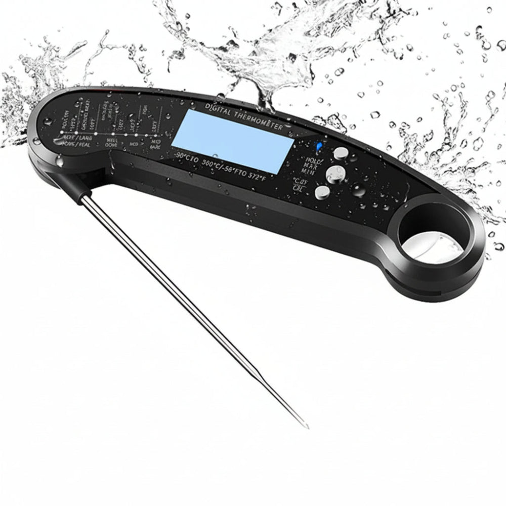 Digital Meat Thermometer Waterproof Fast Measurement BBQ