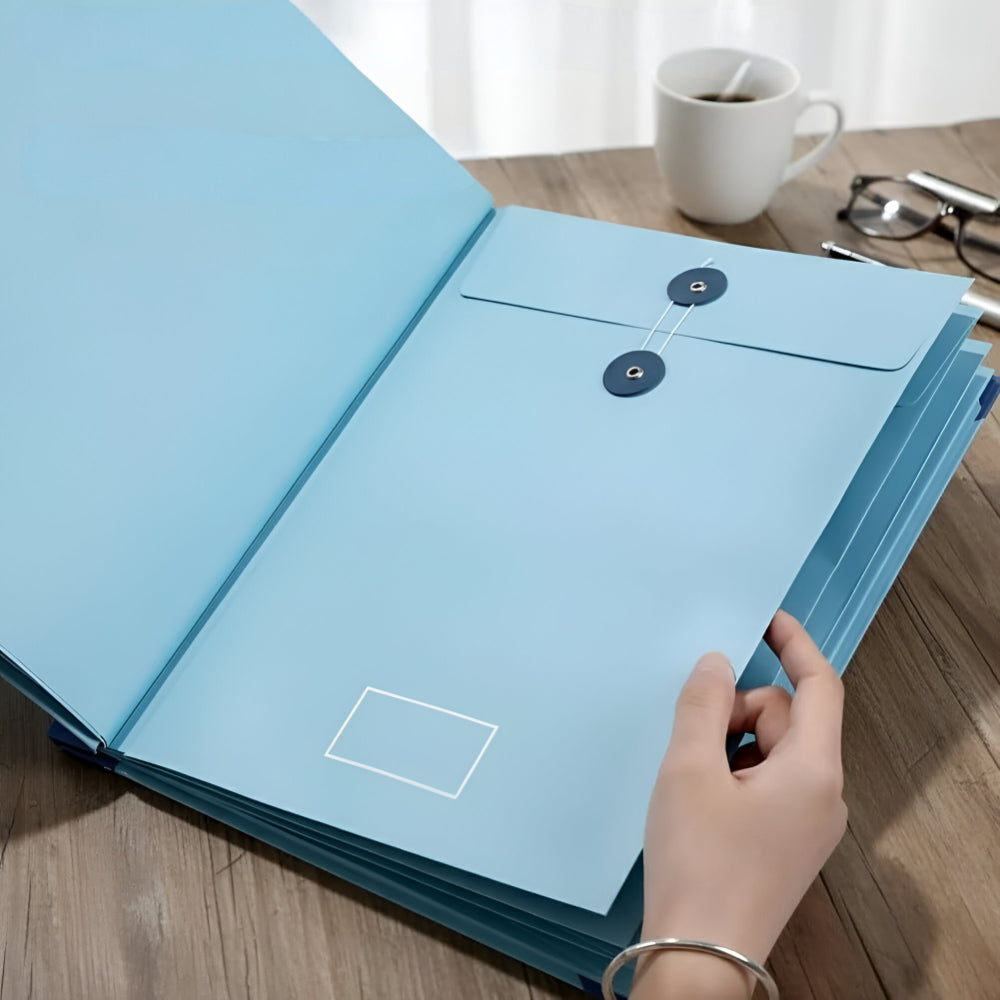 Document Folder Accordion Organizer File Storage