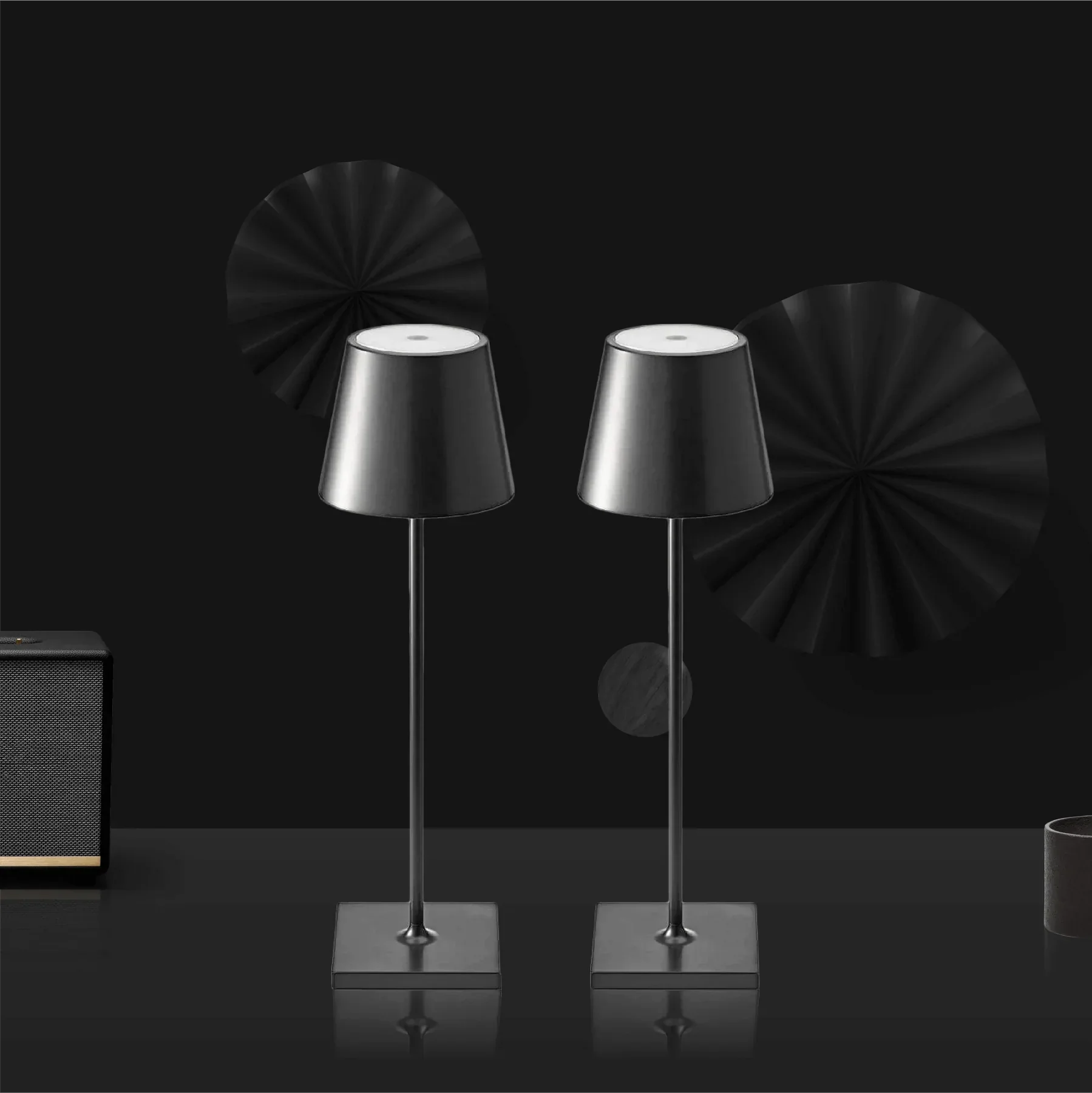 Lampada da tavolo wireless con illuminazione dimmerabile