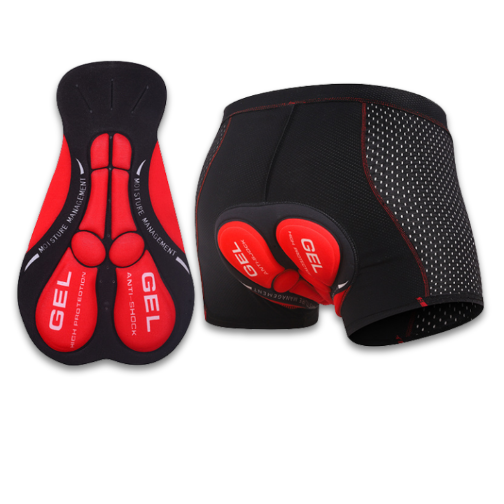 Men's Cycling Shorts Gel Pad Breathable Long Bike Rides