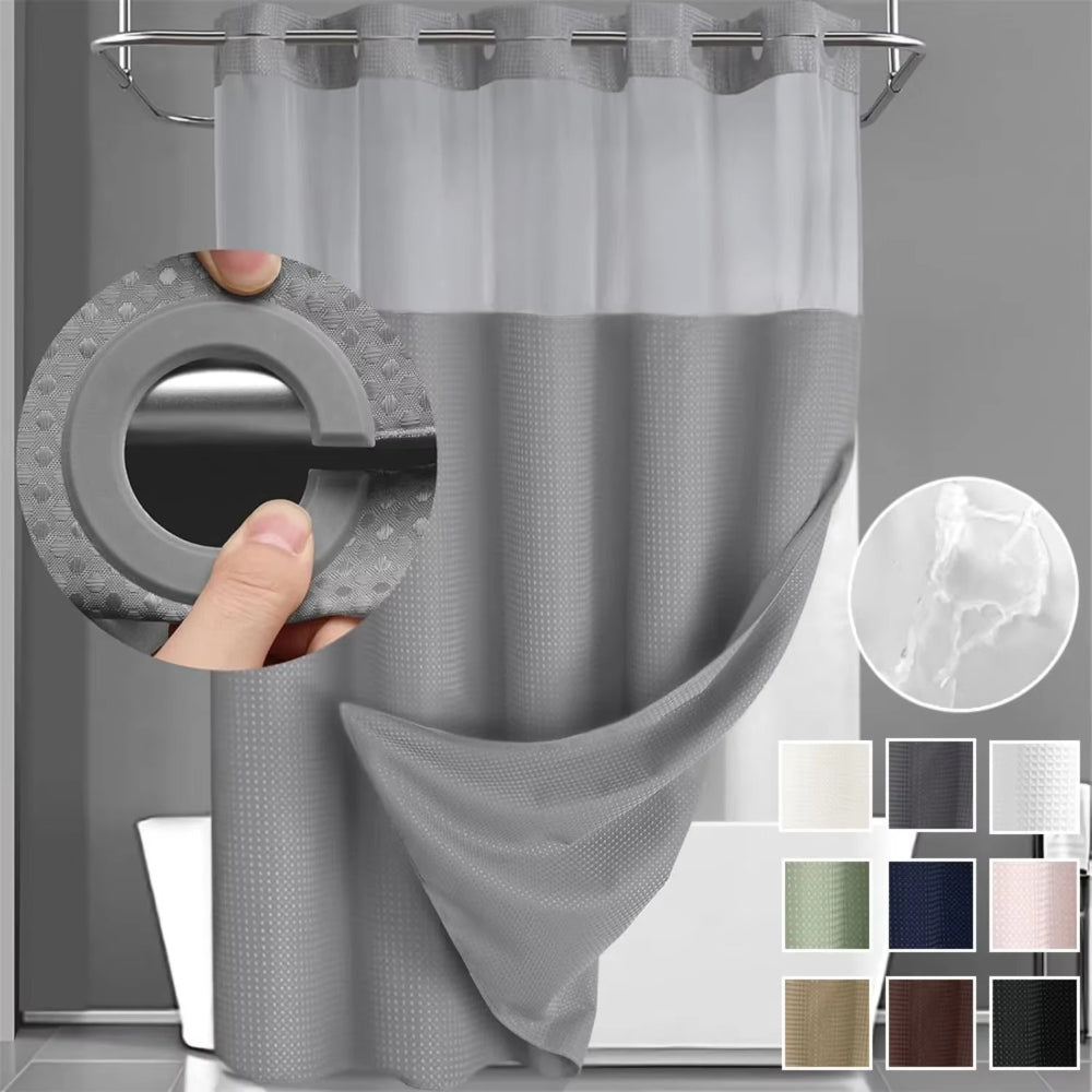 Tenda Doccia Bagno Struttura Waffle Finestra Privacy Tenda Vasca