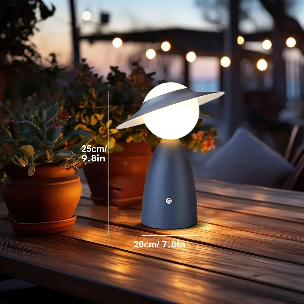 LumiCharge - Wireless LED Desk Lamp with Touch Control & Charging Function, Modern Lighting